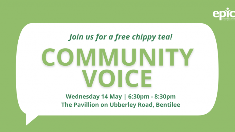 Community Voice event to be held in Bentilee 14 May 2025
