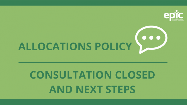 Allocations Policy Consultation from EPIC – now closed