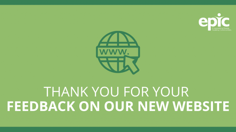 Thank you for your feedback on our new website