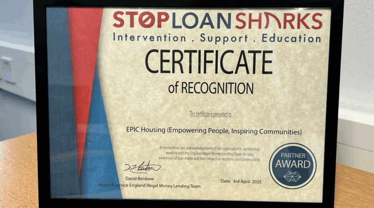 EPIC becomes an accredited partner of ‘Stop Loan Sharks’